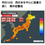 ９月になっても暑い暑い